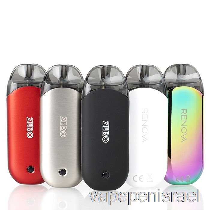 חד פעמי Vape Israel Vaporesso Renova Zero Pod System עצמות שחורות